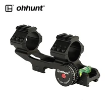 Ohhunt 1 дюйм 25,4 мм 30 мм прицел Пикатинни прицел с креплением Вивер кольца крепление с углом косинусный индикатор комплект Bubb уровень и верхний рельс