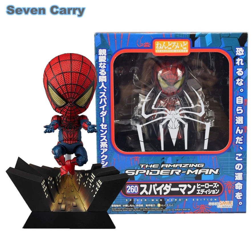

Nendoroid 4" Spider-Man #260 Spider Man Spiderman PVC Action Figure Collection Model Baby Toys CSCEZ8