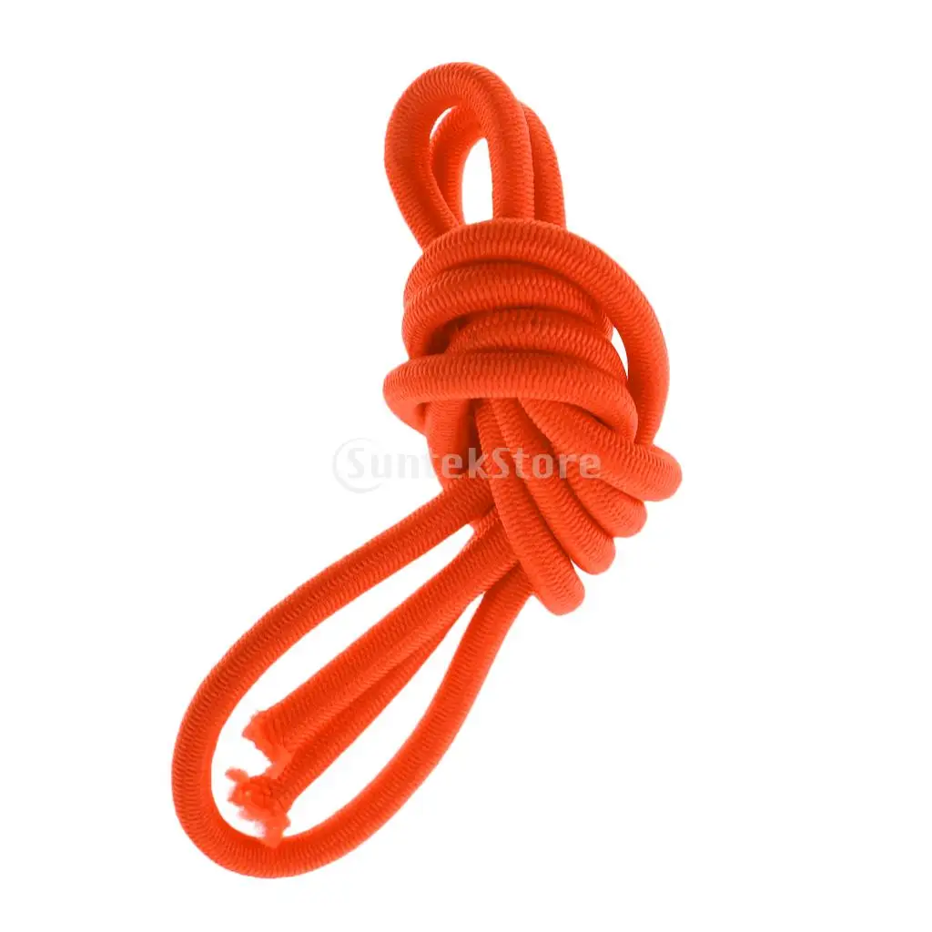 Orange 3mm 0.5-100m Strong Bungee Rope Shock Cord Tie Down Strap Trailer Boat Kayak/ Replacement Tent Folding Rod Elastic Rope