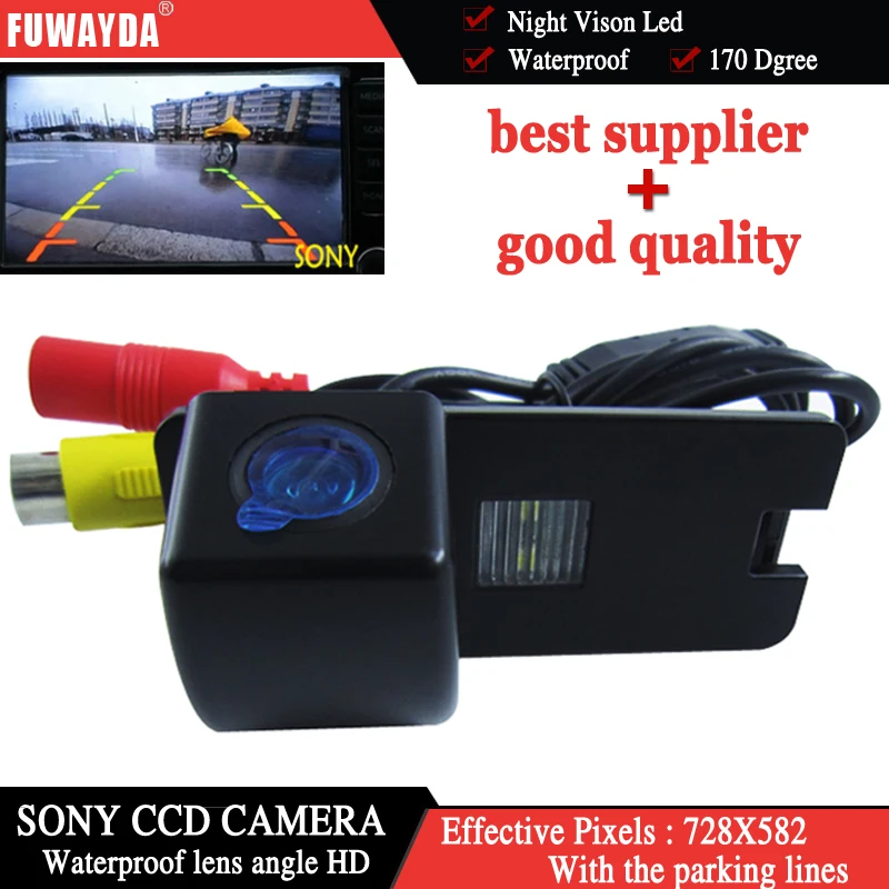 Автомобильная камера заднего вида FUWAYDA HD CCD с чипом для парковки DVD GPS навигатора