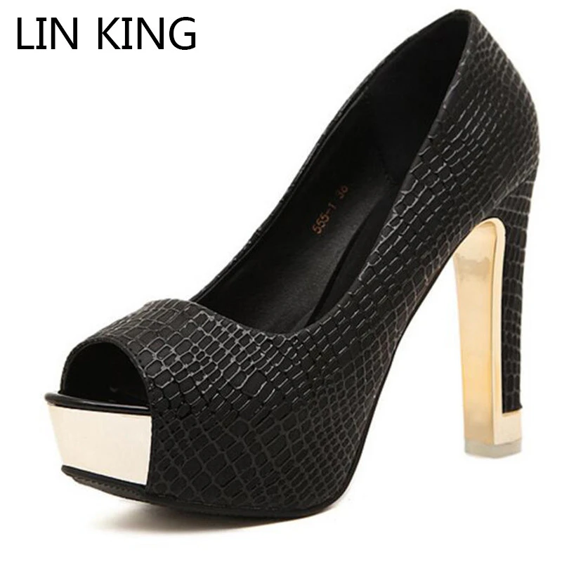 thick heel platform shoes