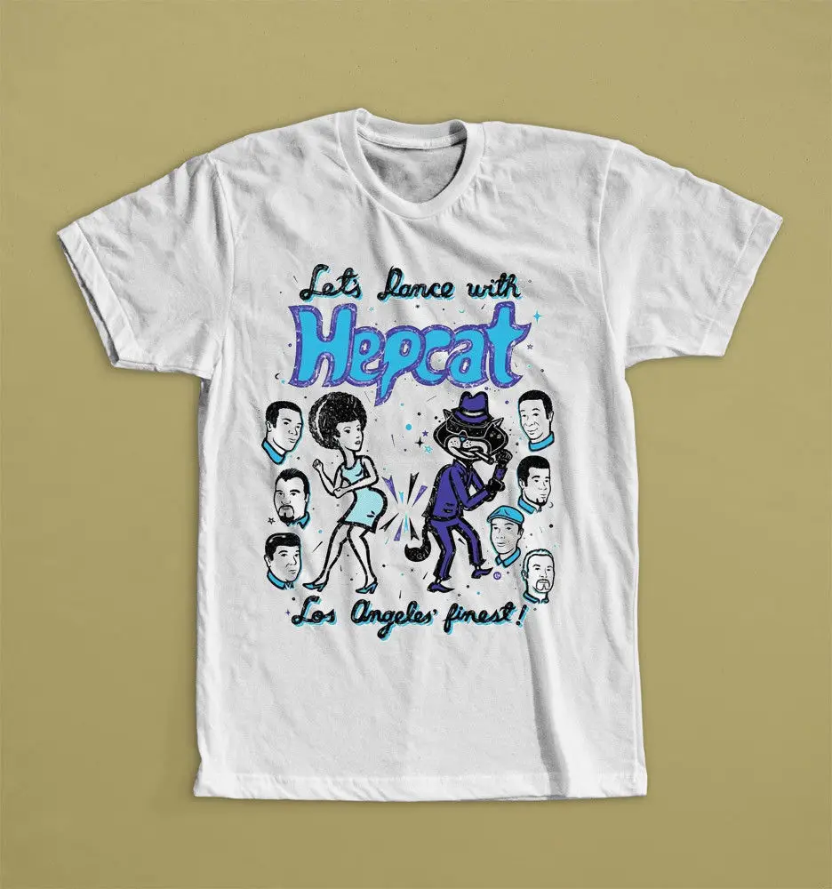 Позволяет танцовать с HEPCAT Футболки s m l xl 2XL СКА и Регги группа