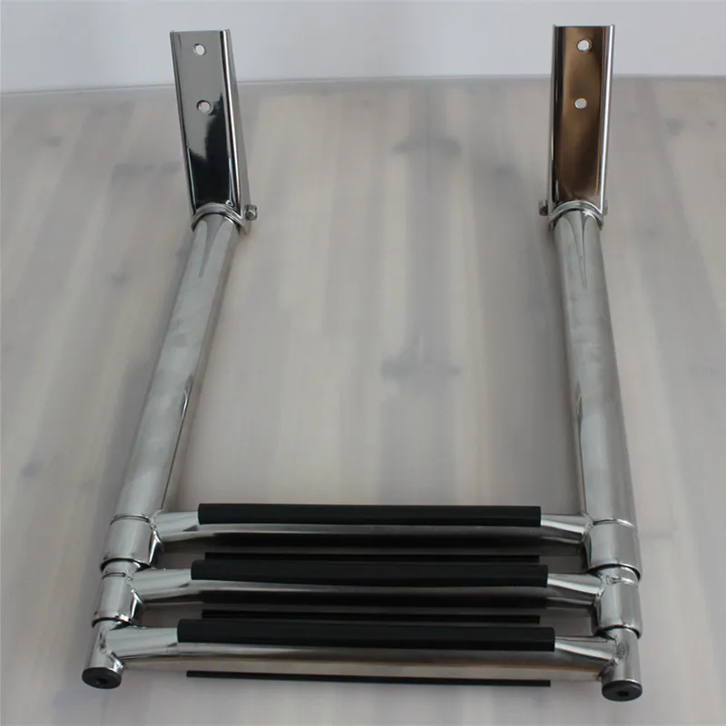 3 Step Stainless Steel Telescoping Marine Boat Ladder Swim