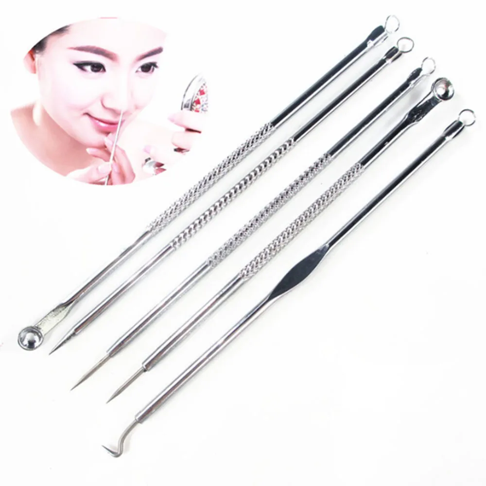 5Pc/Set Stainless Steel Blemish Whitehead Blackhead Come done Acne