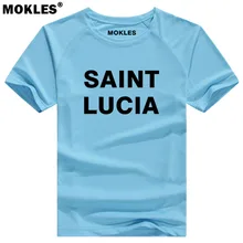 SAINT LUCIA t shirt diy free custom made name number lca T Shirt nation flag lc