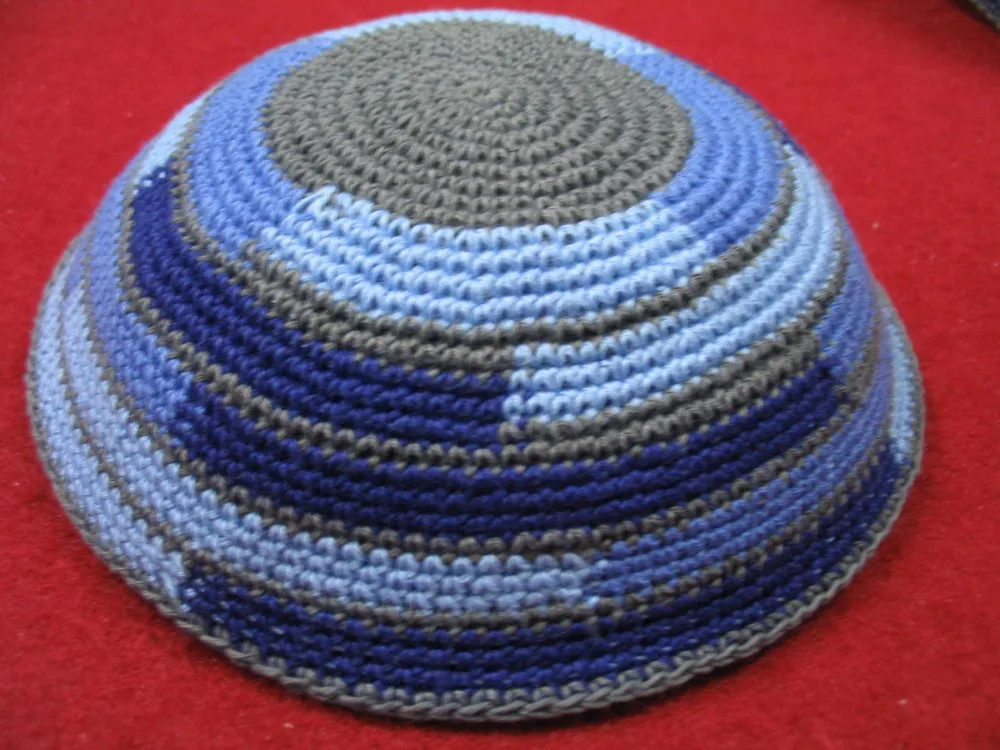 

HIGH QUALITY HANDMADE KNITTED YARMULKE KIPPAH