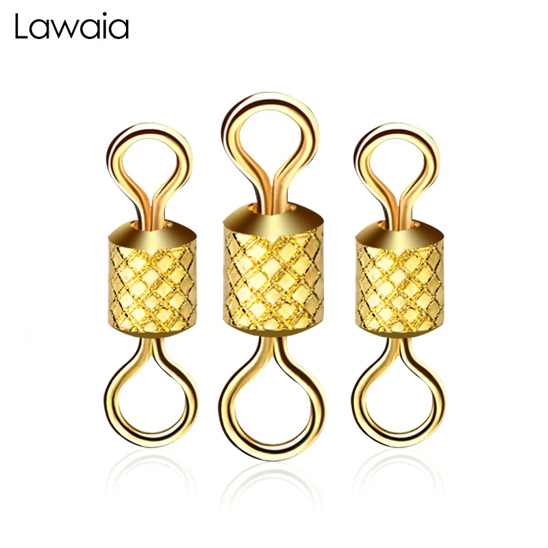 

Lawaia Eight-character Ring Embossed Mother-in-law Ring Strong Pull High-speed Connector Fishing Gears Fishing Supplies Gadgets