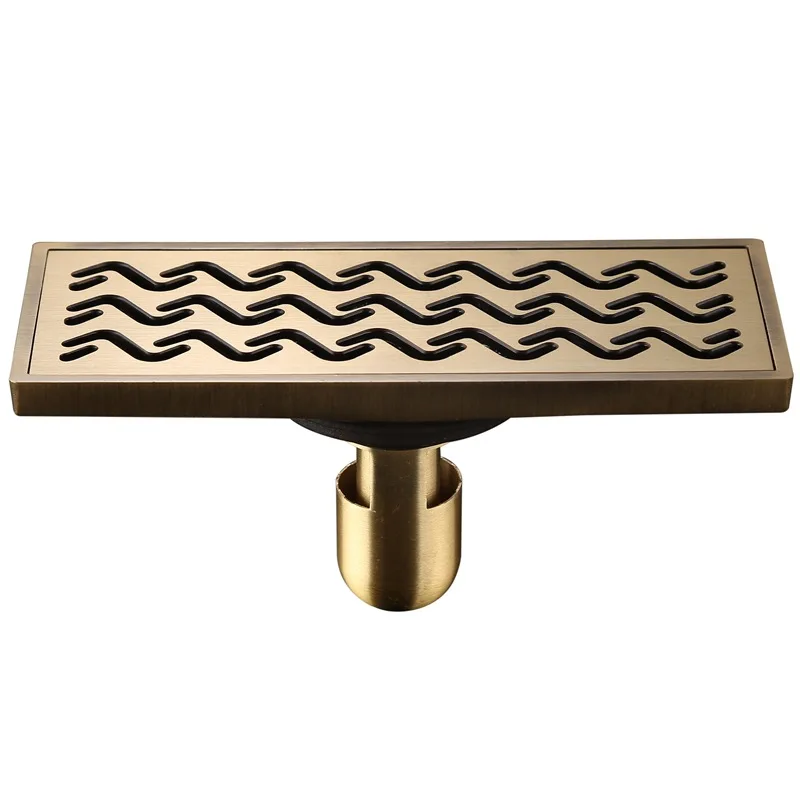 

floor drain all copper antiquid antique bathroom balcony European style long shower deodorization type floor drains