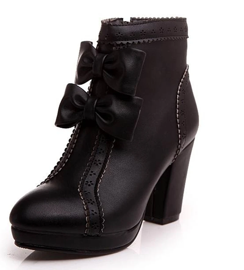 boots with square heel
