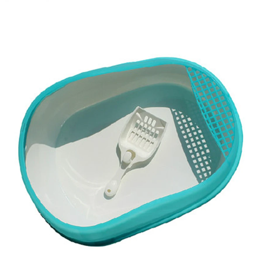 

Training Pet Toilet Tray Cat Litter Small Toilets Crystal Tray Shovel WC Gatto Plastic Basins Areia Gatos Cat Products 80A2464