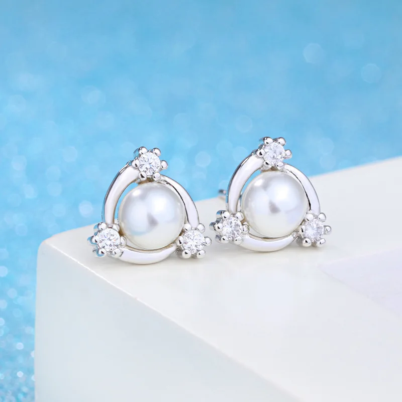 Женские серьги tremella ювелирные изделия гвоздики из джинсовой ткани посеребренные