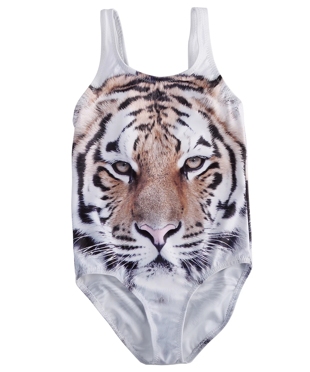 

ITFABS Kids Baby Girl One Piece Swimwear Bikini Animals Print Lovely Set Swimsuit Swimmers Bather Clothes
