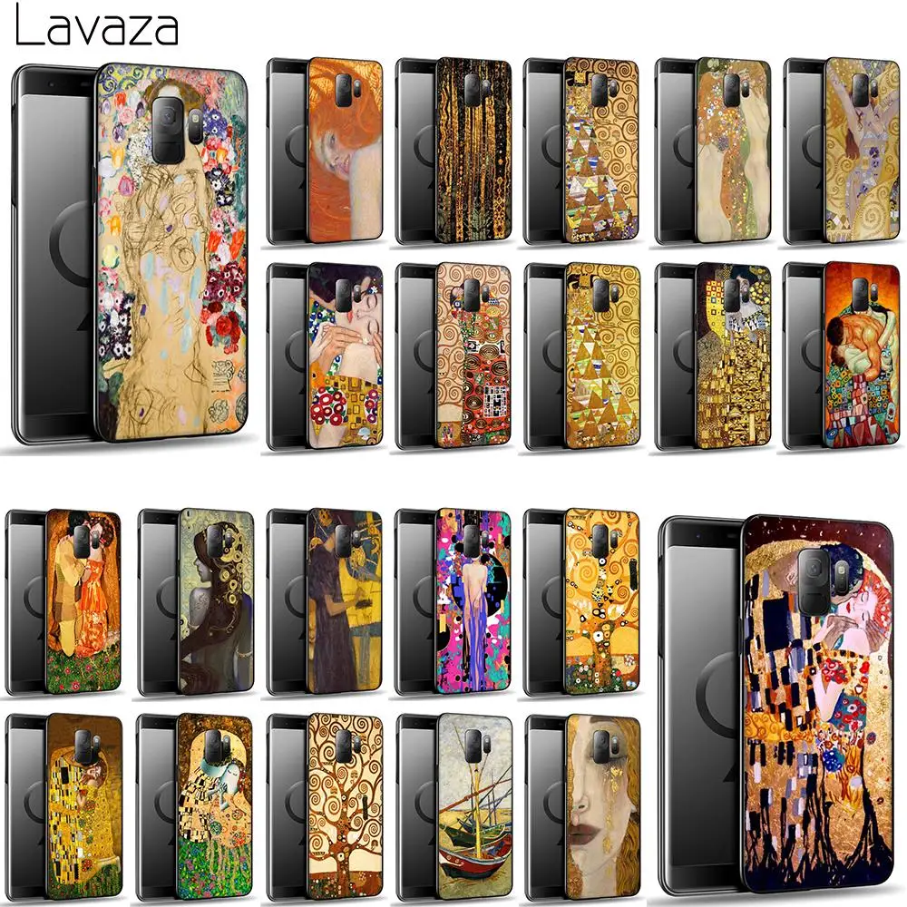 Lavaza Kiss by Gustav Klim Golden Tears Soft TPU Case Cover for Samsung Galaxy S8 S9 S10 Plus S10e A6 A8 A9 J6 2018 Cases | Мобильные