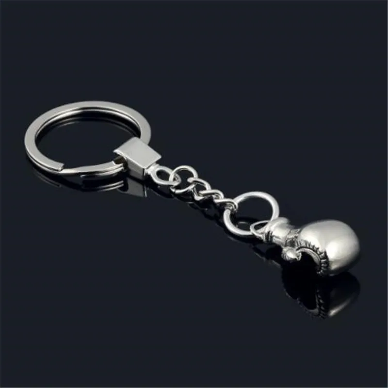 

WKOUD New Design Boxing Glove key chain -Hot Cool metal Keychain Sports Car Key Ring Bag pendant key Holder Best Gift jewelry