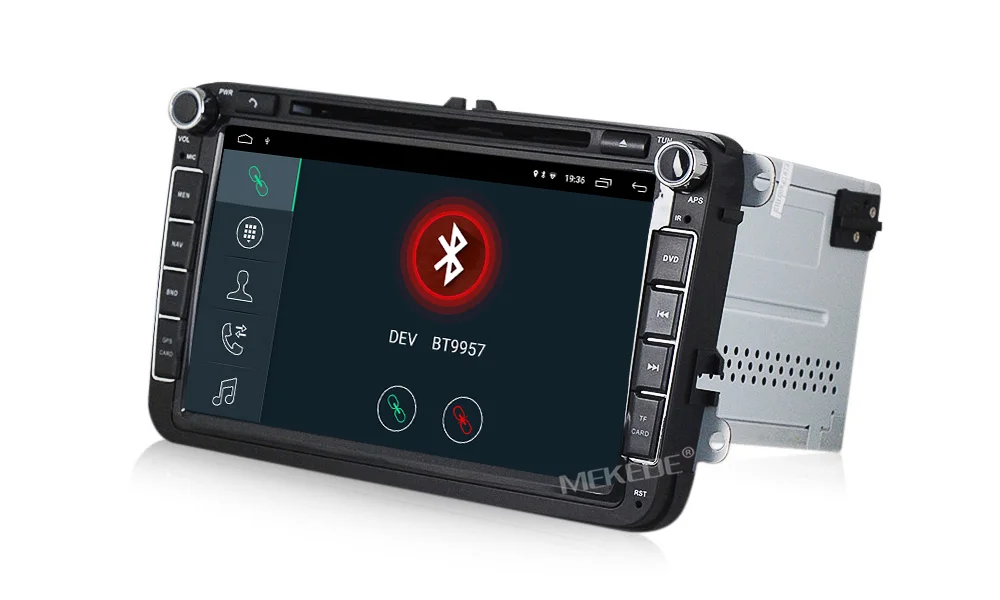 Clearance Android 9.1 2+32G  Quad Core Car DVD GPS Navigation for Volkswagen  polo golf passat tiguan skoda yeti superb rapid for skoda 18