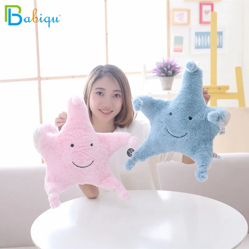 

Babiqu 1pc 30cm Kawaii Starfish Soft Plush Pillow Stuffed Cute Sea Star Plush Toy for Baby Cushion Sofa Decor Valentine Present