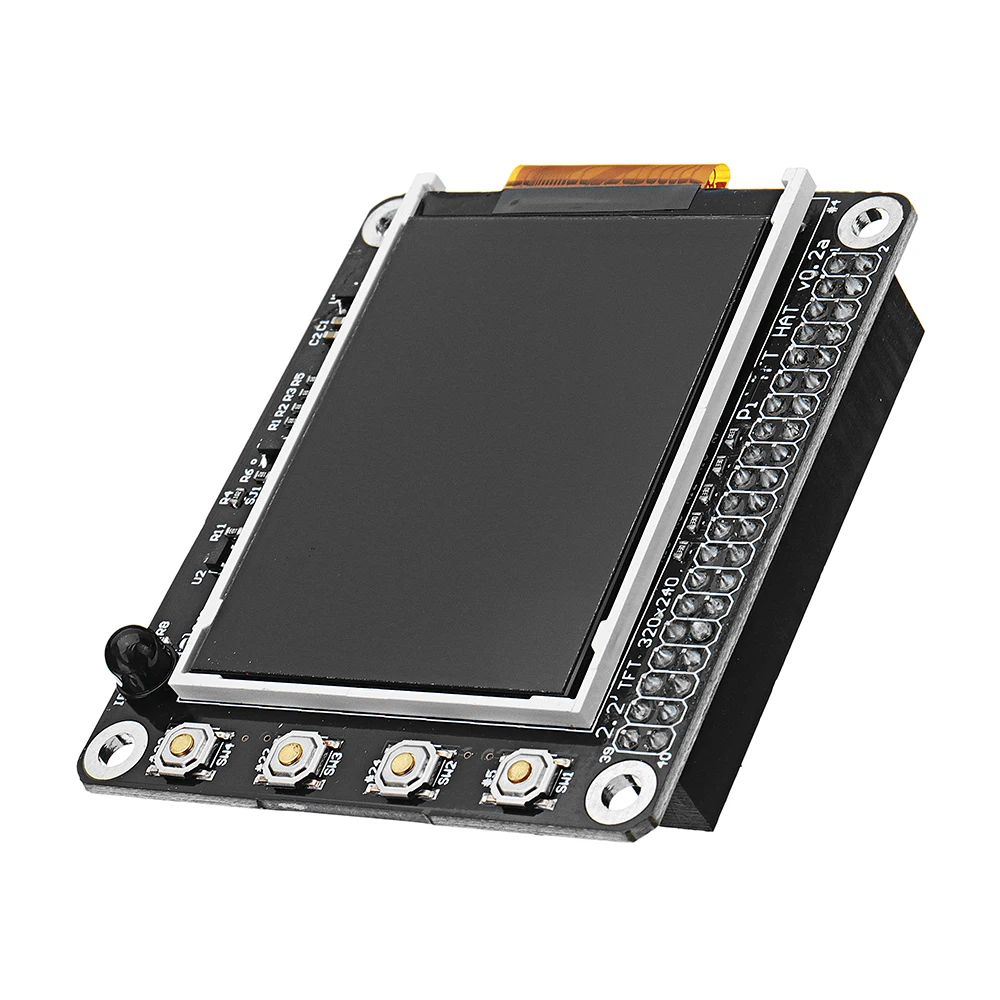 

NEW 2.2 inch 320x240 TFT Screen LCD Display Hat With Buttons IR Sensor For Raspberry Pi 3/2B/B+/A+