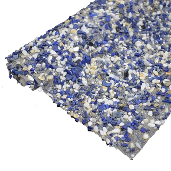 

INS HOT Rhinestone Sheet Applique Blue Beige Gravel Hotfix Self Adhesive Sticker strass steentjes cristales para ropa cyrkonie