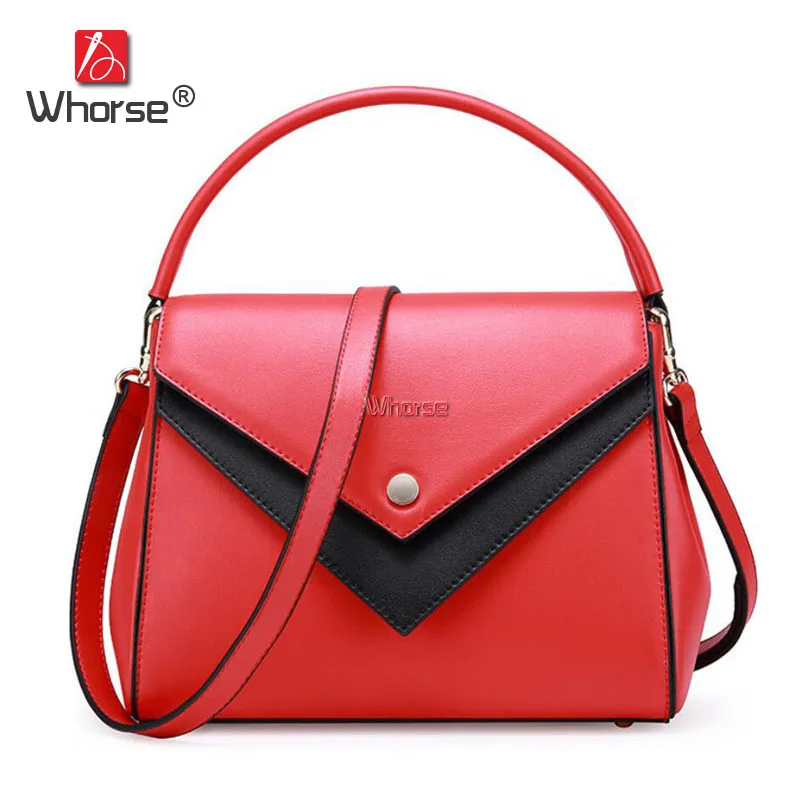High Quality Fashion Genuine Leather Ladies Messenger Bags Cowhide Small Satchel Shoulder Crossbody Bag For Women Two-tone W0928 High Quality Fashion Genuine Leather Ladies Messenger Bags Cowhide Small Satchel Shoulder Crossbody Bag For Women Two-tone W0928