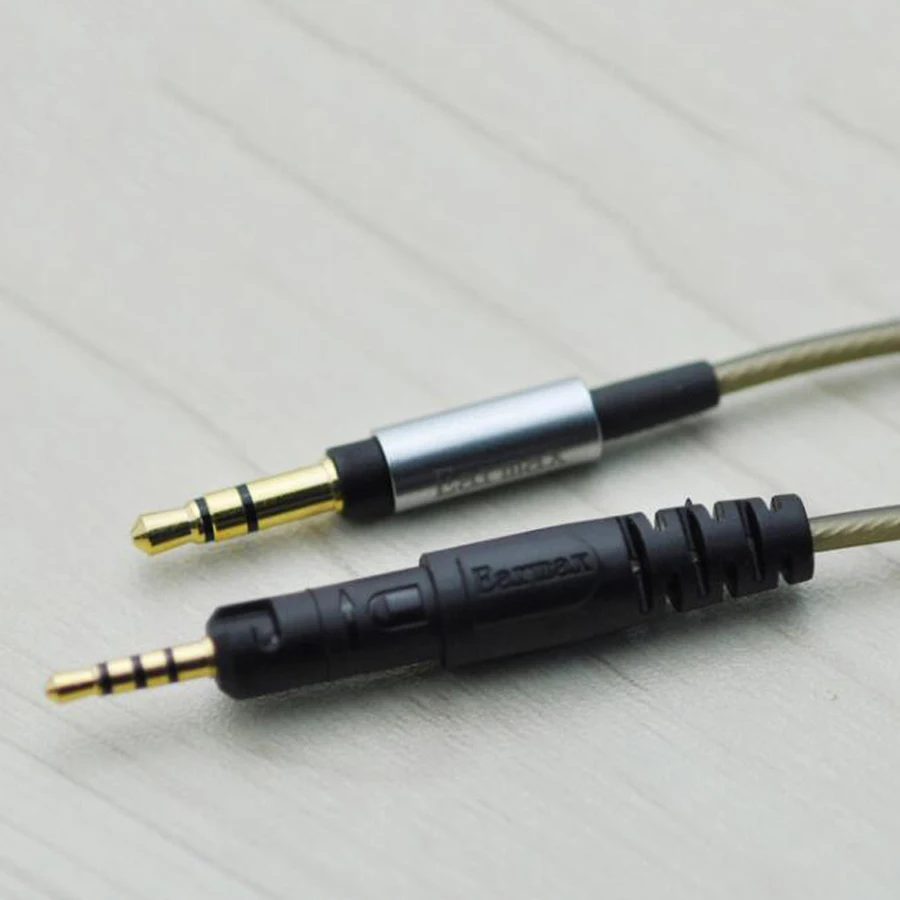 For Audio Technica ATH M50x ATH M40x ATH M70x Headphone Upgraded Silver Plated Replacement 1 8m Extension Fone De Ouvido Cable