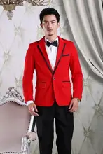 Red costume homme fashion latest coat pant designs mariage men groom wedding suits for men’s blazers men suit mens prom suits