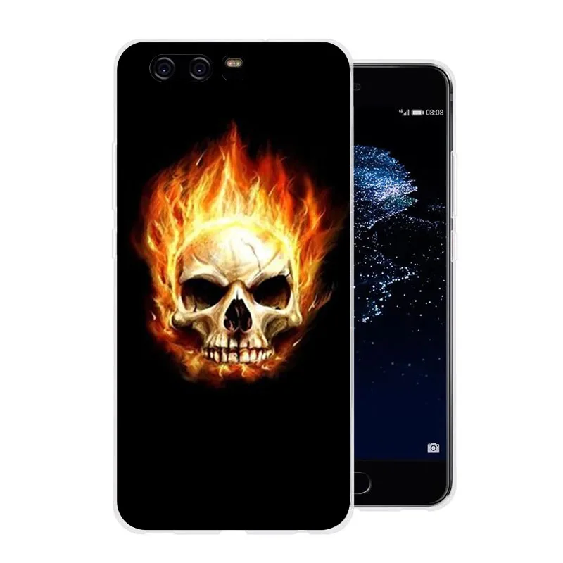 Huawei P10 Plus кремния Phanton мультфильм живопись ТПУ Мягкая задняя крышка для Ascend p10plus