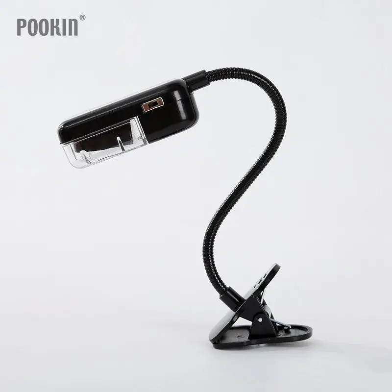 

2019 LED Mini Clip-On Flexible Desk Lamp LED Table Lamp Book Reading Lamp Clip Book light For Travel Bedroom Reader