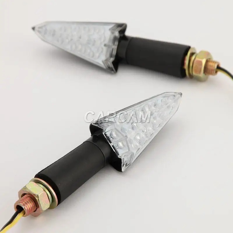 15 LED Motorcycle Turn Signal Lights For Triumph Suzuki Victory