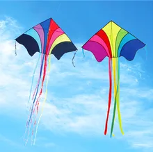 free shipping high quality 10pcs/lot rainbow kites with handle line outdoor toys weifang ripstop nylon tails delta kite wei kite цена free shipping high quality 10pcs/lot rainbow kites with handle line outdoor toys weifang ripstop nylon tails delta kite wei kite цены онлайн