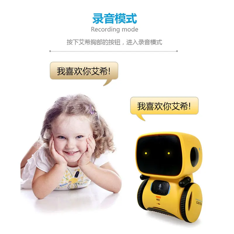 Cute Dancing Smart Robot Programming Interactive Action Figure Intelligent Robotica Toy Robot Gesture For Kids Birthday Present 6