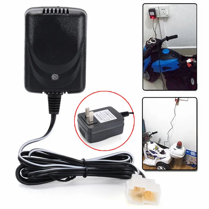 1Pcs Electric Bicycle Accessories 10x20mm 6V Wall AC Adapter Charger Power Supply For Kid TRAX ATV Quad Ride On Car E-bike Parts