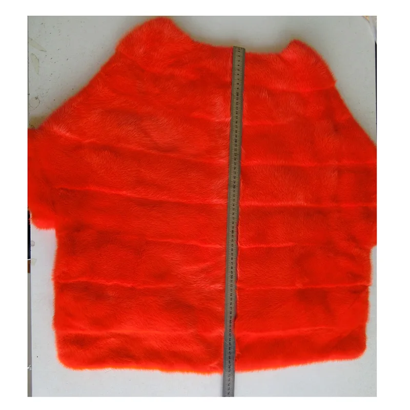 Натуральное меховое пальто из натурального меха модное цельное натуральное Норковое зимнее женское короткое Свободное пальто с рукавами летучая мышь в розницу/оптом