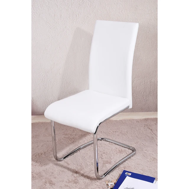 Special Price Chrome Dining Chair Modern Metal Dining Room Furniture Contemporary Faux Leather Cushion dropshipping Special Price Chrome Dining Chair Modern Metal Dining Room Furniture Contemporary Faux Leather Cushion dropshipping