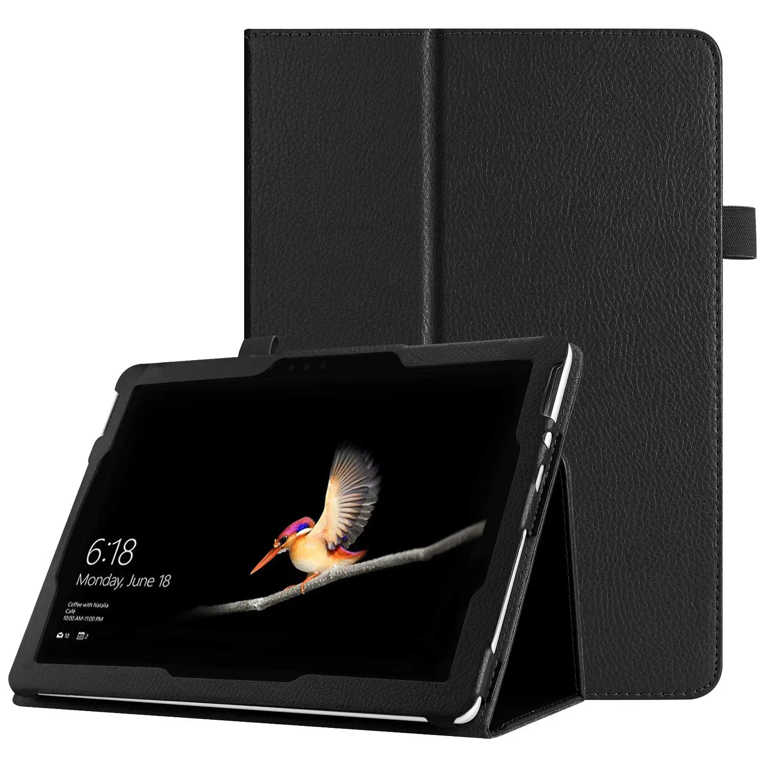 Совместимый с w/type чехол для клавиатуры для microsoft Surface Go 10 Mult-Angle View Portfolio Cover Fit Surface Go 1" Tablet