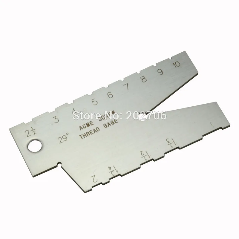 Heitune Stainless Steel Acme Thread Measuring Gauge 29 - View #4