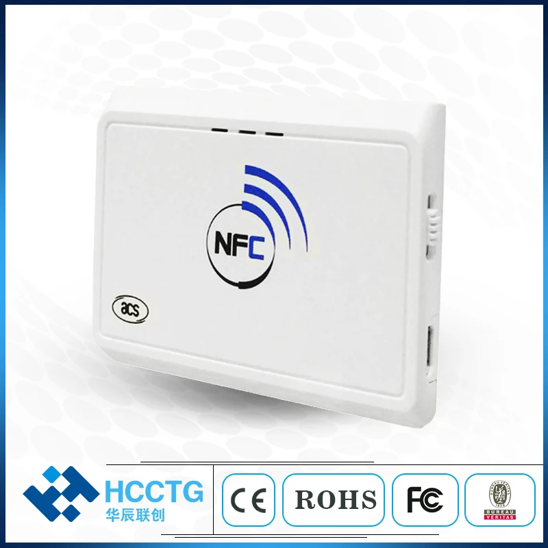 

Cheap Handheld Bluetooth NFC Reader For Smart Card Read and Write ACR1311U-N2