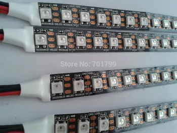 

5m DC5V WS2812B led pixel srip,non-waterproof,96pcs WS2812B/M with 96pixels;BLACK PCB,only 4PIN
