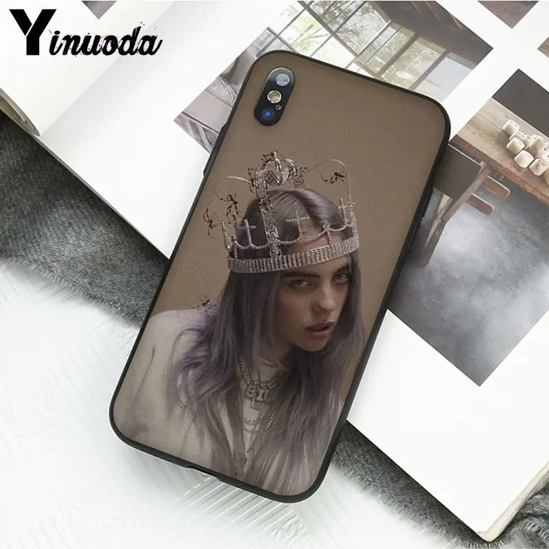 Yinuoda Billie Eilish 13 девушка чехол для телефона для iphone 11 Pro Max 6S 6plus 7 8plus X Xs MAX 5 5S XR - Цвет: A5