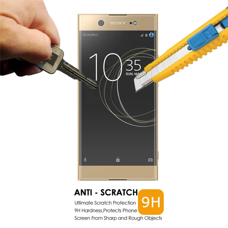 

For Sony Xperia XA1 Tempered Glass 9H High Quality Protective Film Explosion-proof Screen Protector For Sony XA1