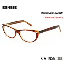 ESNBIE(10 шт./лот) сексуальные женские оптические оправы для очков lunette de vue Женские оправы в форме кошачьих глаз в прозрачных очках для женщин