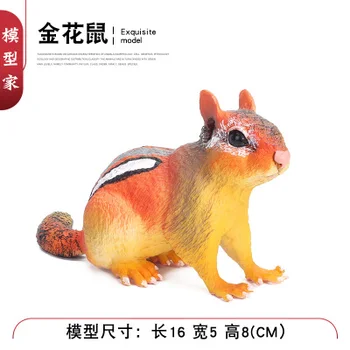 

The real simulation zoo model toy mouse chipmunk squirrel striped squirrel chipmunk model statue home decoration wedding