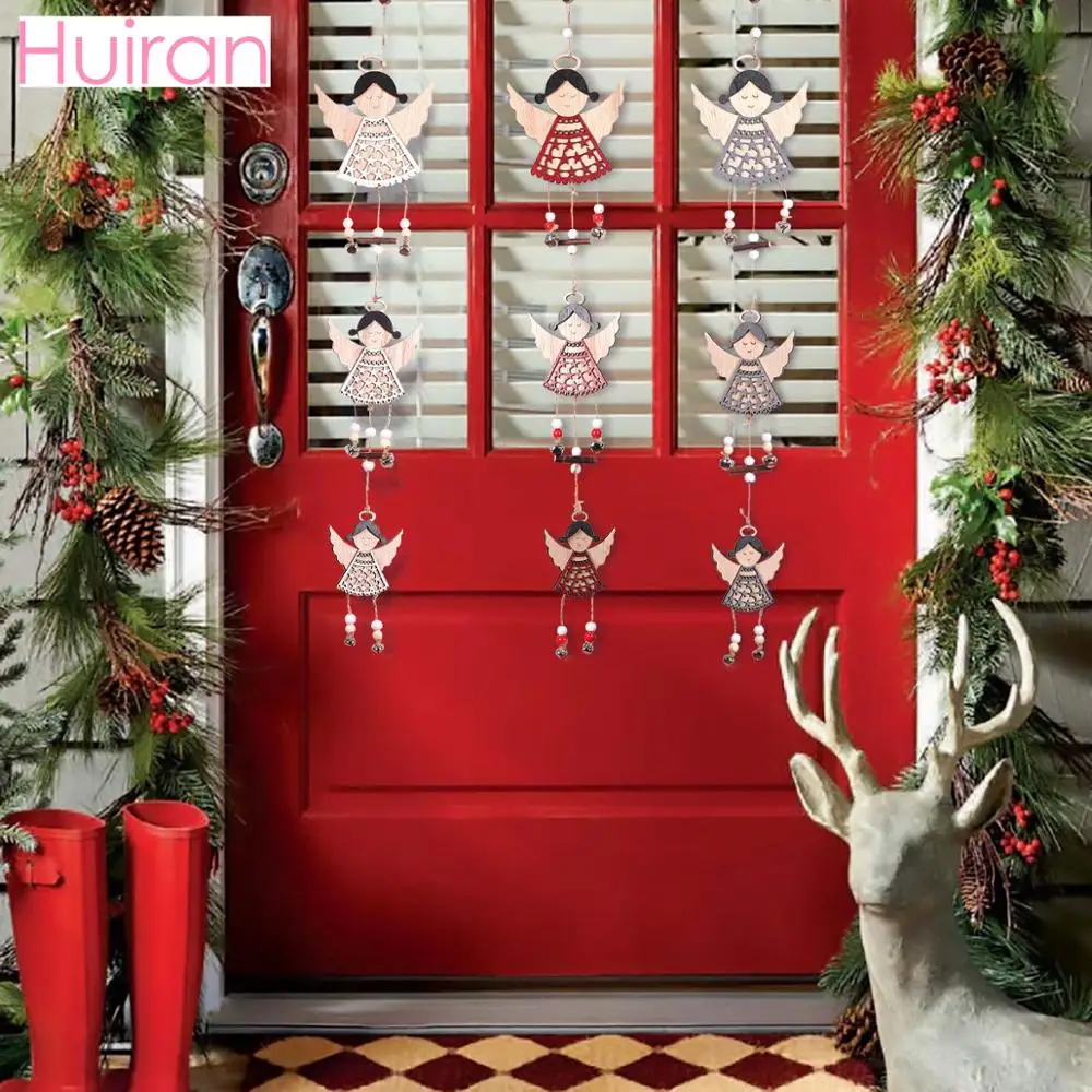 

HUIRAN Wooden Christmas Ornaments Christmas Tree Decorations Christmas Decoration for Home 2019 Xmas Decor Navidad 2020 New Year