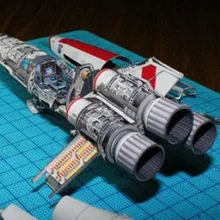 Высококачественная пленка: Звездные войны Mark2 fighter ultra fine Edition 3D бумажный модельный комплект