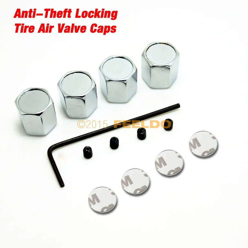 Motobots 300set New 4pcs Caps Antitheft Locking Tire Air Valve Caps For Mixed Logo fd3699