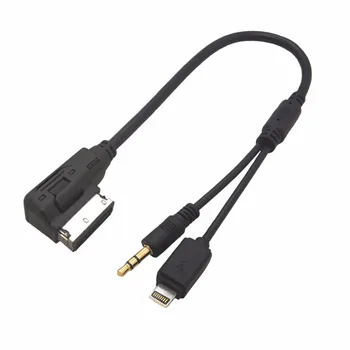 

Zihan Media In AMI MDI to Stereo 3.5mm Audio Aux Adapter Cable for Car VW AUDI 2014 A4 A6 Q5 Q7