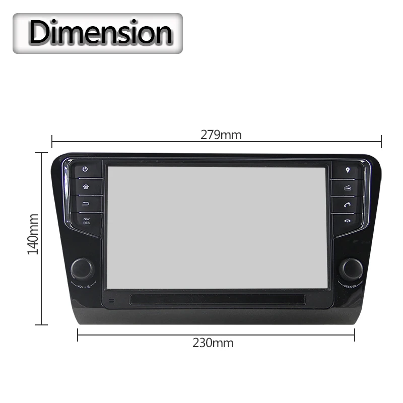 Flash Deal Ancluu 4G RAM Android 9.0 9" Car DVD Player For Skoda Octavia 2014 2015 2016 2017 Car Radio Stereo GPS with Wifi bluetooth 3