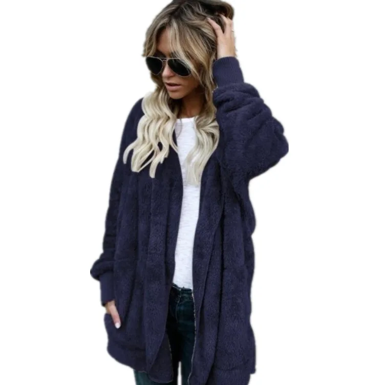 

2018 2018 casual slim chic style hooded solid female long hoodies zip-up hot sale much color plus size woman sweatshirts