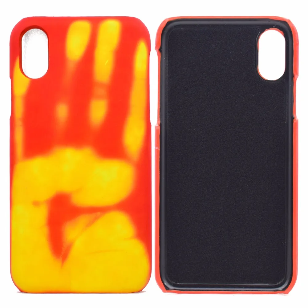

Heat Sensitive Case for iphone X 8 8plus HOT Cold Changed Color Cover for iphone 7 8 Thermal Sensor Case Discoloration Soft Case