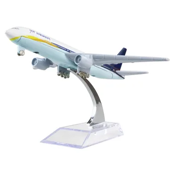 

India Jetstar Airways Boeing 777 16cm airplane models Birthday gift plane models toys Free Shipping