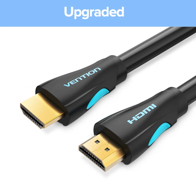 Vention HDMI кабель 4K HDMI к HDMI 2,0 позолоченный Соединительный кабель для разветвителя Переключатель HDMI кабель для HDTV lcd PS3 4 Pro 5 м 10 м - Цвет: Upgraded